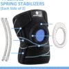 1 Piece Knee Brace Professional Sports Safety Knee Support Knee Gel Pad Guard Protector bandage Strap joelheira - Image 4