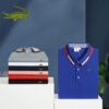 2022 Men's New Summer Printing Solid Color Polos Shirts Cotton Shorts Sleeves T Shirts Classic Fashionable Casual Sports Top - Image 6