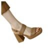 2022 New Summer Sandals Shallow Leaky Toe Slip-on Buckle High Heels Party Wedding Fashion Sexy Elegant Solid Color Sandals - Image 6