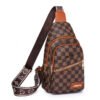 Bags for Women Newly Wax Skin Women Chest Pack Female Sling Bags Crossbody Waterproof Shoulder Casual Pu Leather Messenger Pack - Image 4