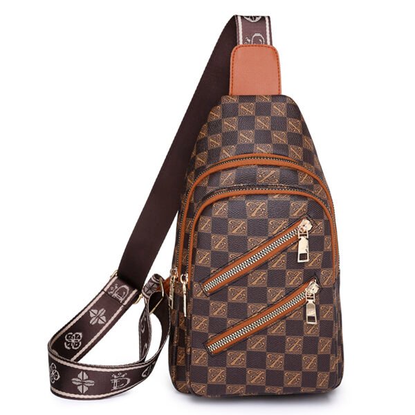 Bags for Women Newly Wax Skin Women Chest Pack Female Sling Bags Crossbody Waterproof Shoulder Casual Pu Leather Messenger Pack