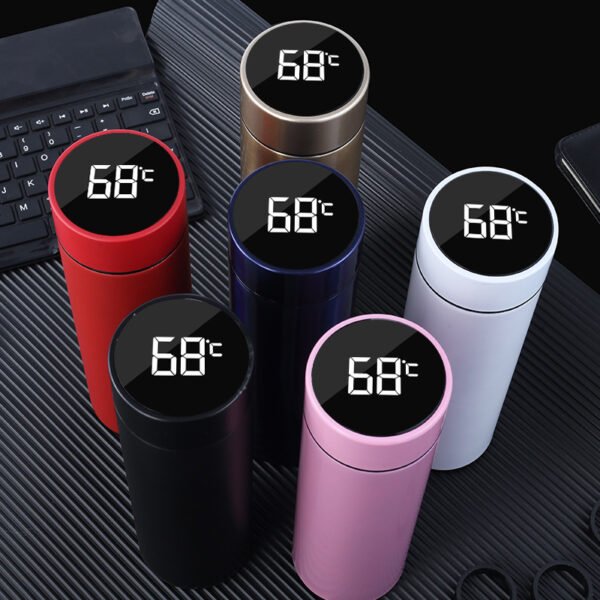 Custom logo Intelligent Digital Thermos Water Cup Touch Display Temperature Stainless Steel Creative Thermoses Coffee Mug Gifts