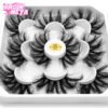 GROINNEYA 5 Pairs Mink Lashes Faux Eyelashes Mink False Eyelashes Dramatic Volume Lashes Eyelash Extension for Makeup - Image 2