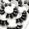 GROINNEYA 5 Pairs Mink Lashes Faux Eyelashes Mink False Eyelashes Dramatic Volume Lashes Eyelash Extension for Makeup - Image 3
