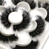 GROINNEYA 5 Pairs Mink Lashes Faux Eyelashes Mink False Eyelashes Dramatic Volume Lashes Eyelash Extension for Makeup - Image 4