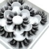GROINNEYA 5 Pairs Mink Lashes Faux Eyelashes Mink False Eyelashes Dramatic Volume Lashes Eyelash Extension for Makeup - Image 5