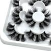 GROINNEYA 5 Pairs Mink Lashes Faux Eyelashes Mink False Eyelashes Dramatic Volume Lashes Eyelash Extension for Makeup - Image 6