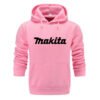 Hot sale Men's Makita Hoodies Autumn Hip Hop Plus Velvet Sweatshirts Fashion Casual Men and Women streetwear Pullovers - Image 4