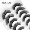 Lashes 7 Pairs 3D Faux Mink Beautiful Lashes Fluffy Soft Wispy Volume Natural long False Eyelashes Reusable Eye lashs Makeup - Image 2