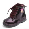 Mickey Kids Shoes Autumn Winter Baby Boots Fashion Leather Snow Boots Non-slip Casual Boys Sport Shoes Girls Short Boot Sneakers - Image 4