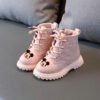 Mickey Mouse kids Martin Boots Boys Shoes Autumn Winter Children Boots Fashion Toddler girls Boots Warm Winter Boots kids shoes - Image 3