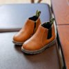 Retro Children's Riding Boots 2022 Spring Autumn Ankle Boots Fashion Kids Girls Casual Shoes Top Quality Boys Baby Leather Boots - Image 2
