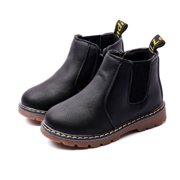 Retro Children's Riding Boots 2022 Spring Autumn Ankle Boots Fashion Kids Girls Casual Shoes Top Quality Boys Baby Leather Boots