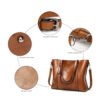 Shoulder Bags for Women Oil Wax Leather Handbag Tote Crossbody Bag Women Luxury Handbag Women Bags Designer Handbag High Quality - Image 5