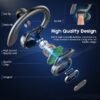 TWS Bluetooth Earphones With Microphones Sport Ear Hook LED Display Wireless Headphones HiFi Stereo Earbuds Waterproof Headsets - Image 2