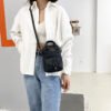 Women's Bag New Portable Double-layer Messenger Small Square Bag Mini Mobile Phone Handbags Designer Bag for Women - Image 5