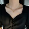 XIYANIKE 316L Stainless Steel Gold Color Love Heart Necklaces For Women Chokers 2021Trend Fashion Festival Party Gift Jewelry - Image 4