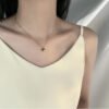 XIYANIKE 316L Stainless Steel Gold Color Love Heart Necklaces For Women Chokers 2021Trend Fashion Festival Party Gift Jewelry - Image 5