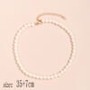 YWZIXLN 2021 Trend Elegant Jewelry Wedding Big Pearl Necklace For Women Fashion White Imitation Pearl Choker Necklace N0179 - Image 3