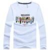 High Quality 2022 New Arrivals T-Shirts For Men 100% Cotton Graphic T-Shirts Long Sleeve T Shirt Long Sleeve Tshirt Mens - Image 5