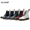 Attractive Comfortable winter Vintage Leather thick bottom woman winter boots leather women boots - Image 6