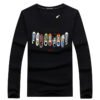 High Quality 2022 New Arrivals T-Shirts For Men 100% Cotton Graphic T-Shirts Long Sleeve T Shirt Long Sleeve Tshirt Mens - Image 3