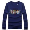 High Quality 2022 New Arrivals T-Shirts For Men 100% Cotton Graphic T-Shirts Long Sleeve T Shirt Long Sleeve Tshirt Mens - Image 4