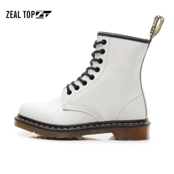 Attractive Comfortable winter Vintage Leather thick bottom woman winter boots leather women boots