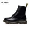 Attractive Comfortable winter Vintage Leather thick bottom woman winter boots leather women boots - Image 3