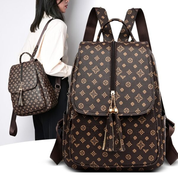 2021 New European And American Fashion Travel Bag Fashion Backpack Female Simple Large-Capacity Student Backpack
