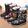 Children Boots Boys Snow Boots Girls Sport Children Shoes For Boys Sneakers Fashion Leather Child Shoes Kids Boots 2022 Winter - Image 4