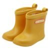 Kids Rain Boots Girls Boys Rainboots PVC Waterproof Mid-Calf Water Shoes Soft Rubber Anti-Slippery Children Toddler Rain Shoes - Image 3