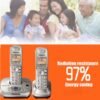New Fixed Wireless Telephone With Answer Machine Handfree Voice Mail Backlit LCD Digital Cordless Phone For Office Home - Image 2