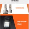 New Fixed Wireless Telephone With Answer Machine Handfree Voice Mail Backlit LCD Digital Cordless Phone For Office Home - Image 3