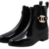 New Style Ladies Rubber Rain Boots Ladies Walking Waterproof PVC Women Boots Winter Ankle Boots Martens Rain Boots Women 35-41 - Image 3