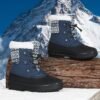 No-slip Waterproof Children's Snow Boots Winter 2022 Plus Velvet High Top Cotton Shoes for Kids Boys Girls Outdoor Rubber Boots - Image 4