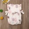 0-24M Summer Clothing Baby Girl Deer Flower Cotton Soft Romper Girls Jumpsuit Fashion Infant Clothes - Image 3