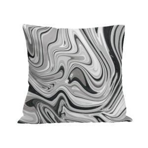 Pillow Cover --White Printed Design