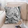 Pillow Cover --White Printed Design - Image 2