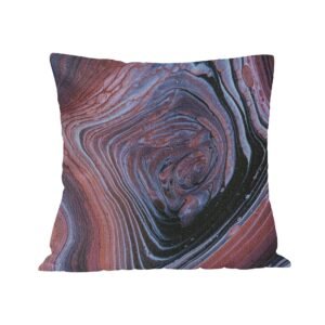 Pillow Cover -- Pattern Red & Black Printed Design