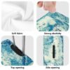 Polyester Luggage Cover-- Blue And White Acrylic Painting Design - Image 6