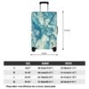 Polyester Luggage Cover-- Blue And White Acrylic Painting Design - Image 7