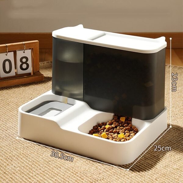 Feeding For Cats Food Bowls 2 In 1 Large Capacity Cat Dog Automatic Feeder Pet Supplies Drinking Dogs Bowl Auto Water Dispenser