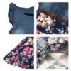 2022 New Girl Clothes Cowboy Jean Denim Bow Floral Dress Summer Clothes Casual Party Shirt Dress Vestido Children Fashion Outfit - Image 5