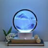 Creative Quicksand Lamp Tabletop Decoration Dynamic Hourglass Painting Gift 3D Night Light Decompression Desk Lamp Bedroom - Image 3