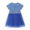 Jumping Meters New Arrival Princess Girls Dresses Tutu Birds Applique Stripe Short Sleeve Hot Selling Children's Costume Hot - Image 2