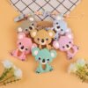 Kovict 1Pc Cartoon Animals Flower Silicone Teether Food Grade Pendants DIY Pacifier Chain Necklace Accessories Baby Molar Toys - Image 4