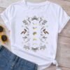 Ladies Clothing Peace Flower Lovely Trend Short Sleeve Fashion Clothes Graphic T Shirt Summer Tee Women T-shirt Female Top - Image 6
