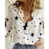 New Butterfly Sunflower 3D Print Women's Blouses Long Sleeve Shirts Vintage Casual Shirt Blouse Female Ladies Girl Tops Clothing - Image 3