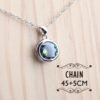 925 Sterling Silver Jewelry Sets Bridal Women Natural Magic Rainbow Zircon Earrings Ring Bracelets Pendant Wedding Necklace Set - Image 4